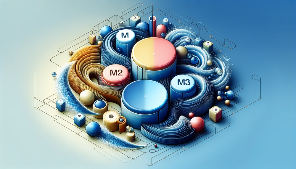 img of m1 vs m2 vs m3